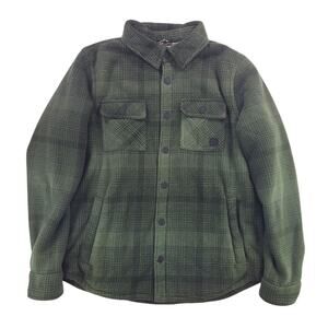 Voyager | Green & Black Plaid Shacket w/Snaps | Size Small